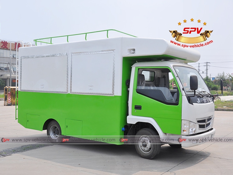 Mobile Catering Truck Jinbei - Green - RF Mobile Catering Truck Jinbei - Green - RF